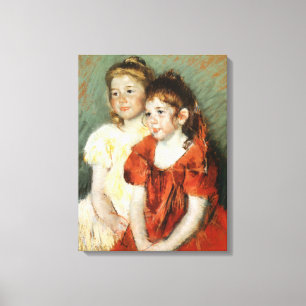 Impressão Em Tela Duas Jovens Adoráveis (por Mary Cassatt)