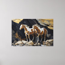 Duas mangueiras tomando um rolo na Trabalho de art