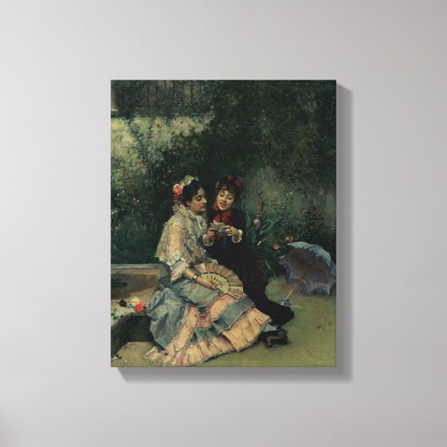 Impressão Em Tela Duas mulheres espanholas (Frente)