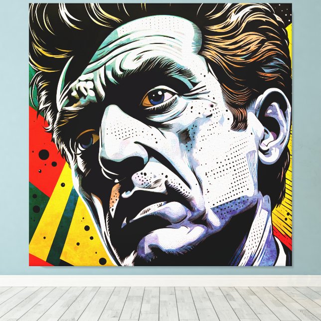 Impressão Em Tela Dubious (Insitu(piso de madeira))