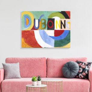 Impressão Em Tela Dubonnet Sonia Delaunay