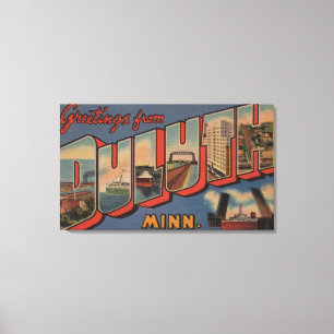 Impressão Em Tela Duluth, Minnesota - grandes cenas da letra