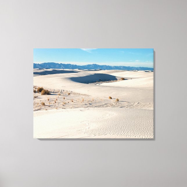 Impressão Em Tela Dunas de Areia Branca (Frente)