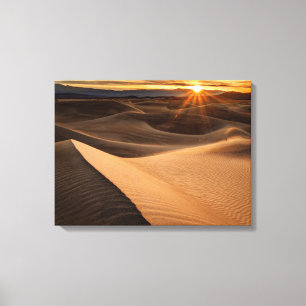 Impressão Em Tela Dunas de Areia Dourada, Vale da Morte, CA