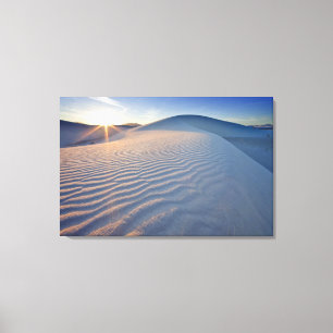 Impressão Em Tela Dunas de areia no Monumento Nacional White Sands e