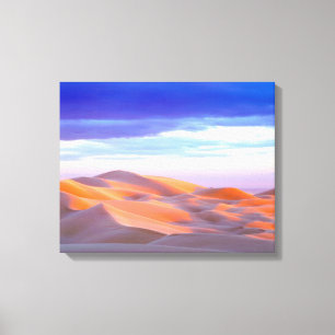 Impressão Em Tela Dunas de Glamis ao pôr do sol