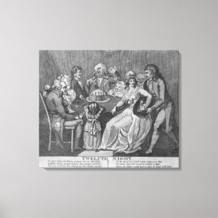 Impressão Em Tela Duodécima noite, 1794
