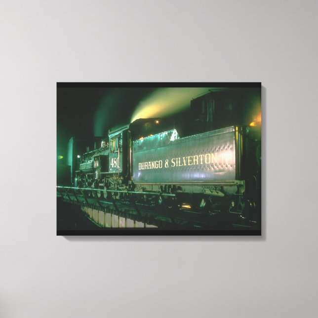 Impressão Em Tela Durango & Silverton No_Steam Trens (Frente)