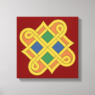 Impressão Em Tela Durrow Knotwork 2016