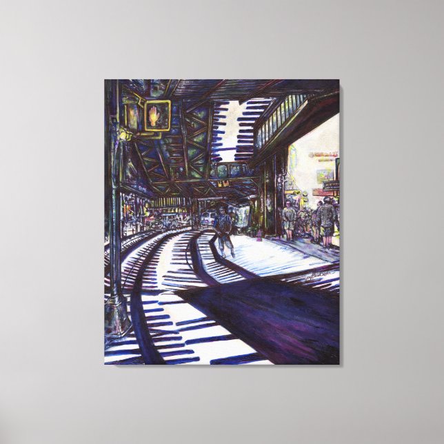 Impressão Em Tela Dusting the Piano (Frente)