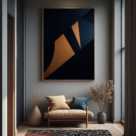 Impressão Em Tela Dynamic Golden Fragments