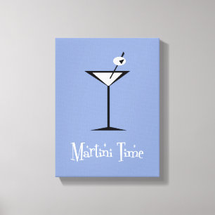Impressão Em Tela É o tempo de Martini!