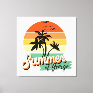 Impressão Em Tela É o Verão de George
