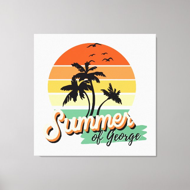 Impressão Em Tela É o Verão de George (Frente)