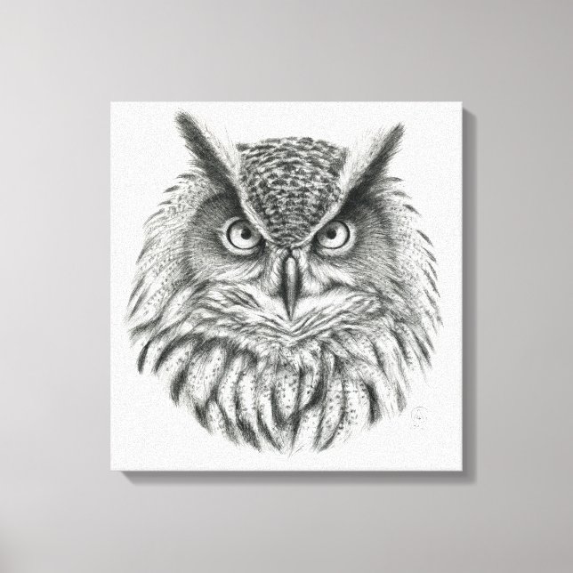 Impressão Em Tela Eagle Owl por Svetlana Ledneva-Schukina G046 (Frente)