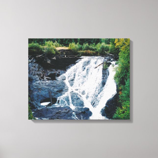 Impressão Em Tela Eagle River Falls (Frente)