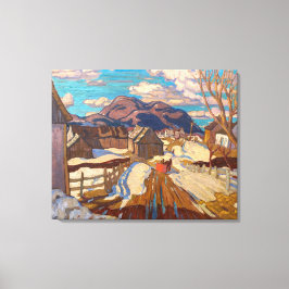 Impressão Em Tela Early Primavera, Quebec | A. Y. Jackson |