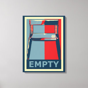 Impressão Em Tela Eastwooding o político engraçado da cadeira de