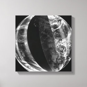 Impressão Em Tela Eclipse lunar