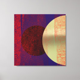 Impressão Em Tela Eclipse lunar - Abstrato