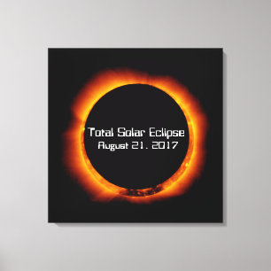 Impressão Em Tela Eclipse Solar Total 2017