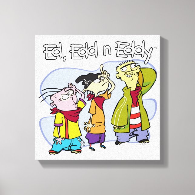 Impressão Em Tela Ed, Edd, Sinais de Mão Eddy (Frente)