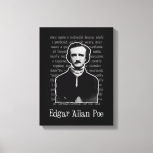 Impressão Em Tela Edgar Allan Poe