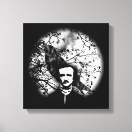 Impressão Em Tela Edgar Allan Poe 'The Raven'