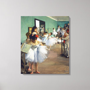 Impressão Em Tela Edgar Degas - A Aula de Dança