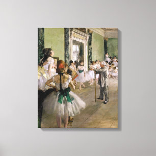 Impressão Em Tela Edgar Degas - A Aula de Dança