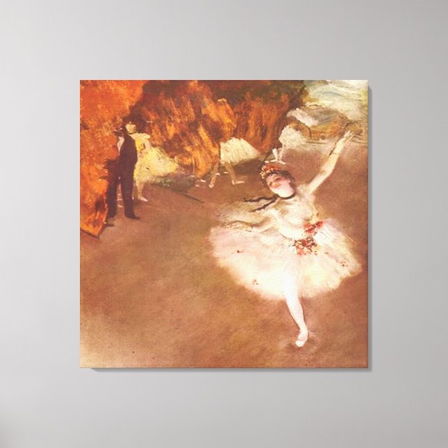 Impressão Em Tela Edgar Degas, A Estrela (Frente)