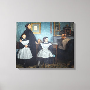 Impressão Em Tela Edgar Degas - A Família Bellelli