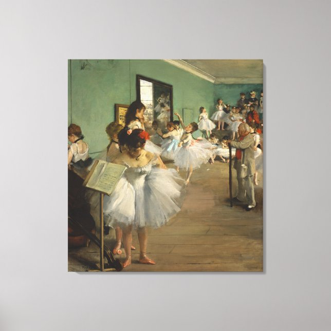 Impressão Em Tela EDGAR DEGAS - A turma de dança 1874 (Frente)