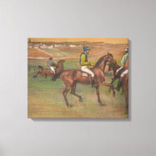 Impressão Em Tela Edgar Degas - cavalos de raça