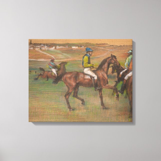 Impressão Em Tela Edgar Degas - Cavalos Raça (Frente)