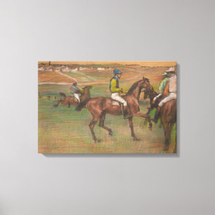 Impressão Em Tela Edgar Degas - Cavalos Raça