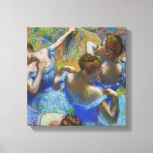Impressão Em Tela Edgar Degas - Dançarinas Azuis