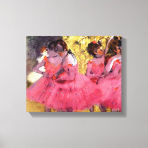 Impressão Em Tela Edgar Degas - Dançarinas em Rosa - Amante da Dança
