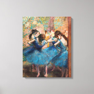 Impressão Em Tela Edgar Degas - Dançarinos em azul