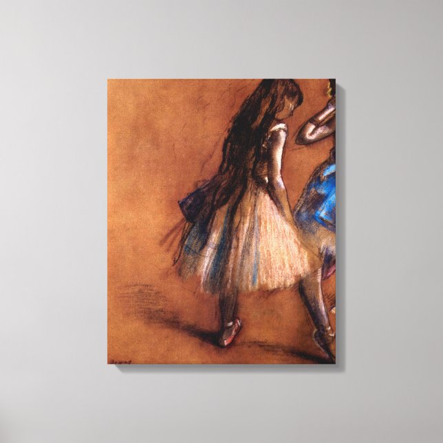 Impressão Em Tela Edgar Degas - Dois dançarinos (Frente)