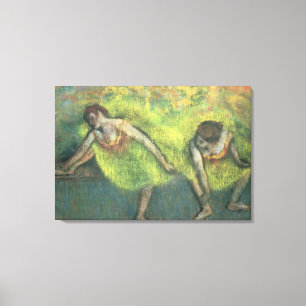 Impressão Em Tela Edgar Degas dois dançarinos que relaxam