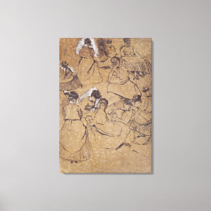 Impressão Em Tela Edgar Degas   Doze estudos sobre mulheres à fantas