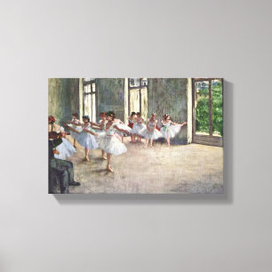Impressão Em Tela Edgar Degas - Ensaio de Balé