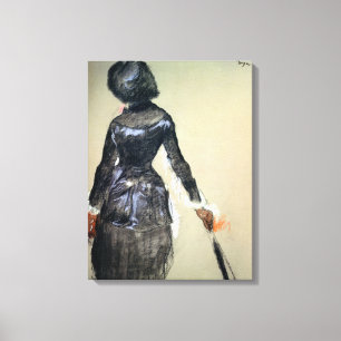 Impressão Em Tela Edgar Degas Mary Cassatt no Louvre