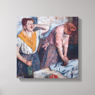 Impressão Em Tela Edgar Degas - Mulher Ironando
