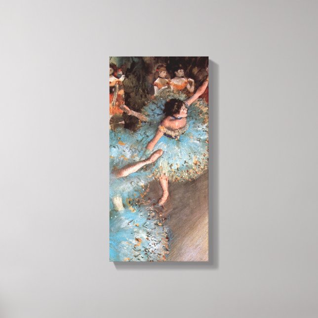 Impressão Em Tela Edgar Degas - Os dançarinos dos Verdes (Frente)