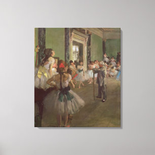 Impressão Em Tela Edgar Degas The Dancing Class, c.1873-76