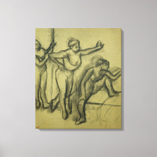 Impressão Em Tela Edgar Degas três dançarinos, c.1900