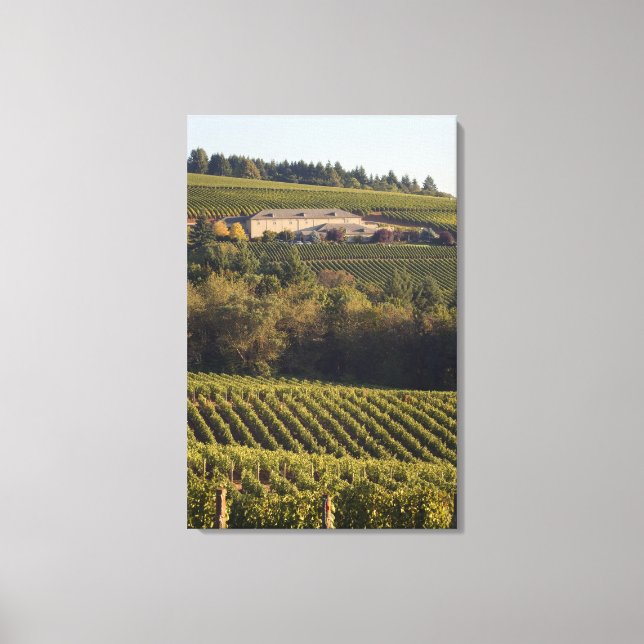 Impressão Em Tela Edifício de bronzeamento da Archery Summit em cima (Frente)