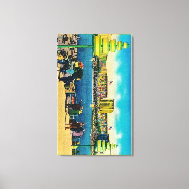 Impressão Em Tela Edifício Federal e Lagos das Nações (Frente)